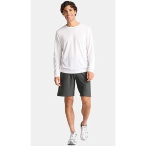 NWT Mens Sz XL (40-42) Dark Gray Elastic Waist Stretchy Athletic Shorts Pockets